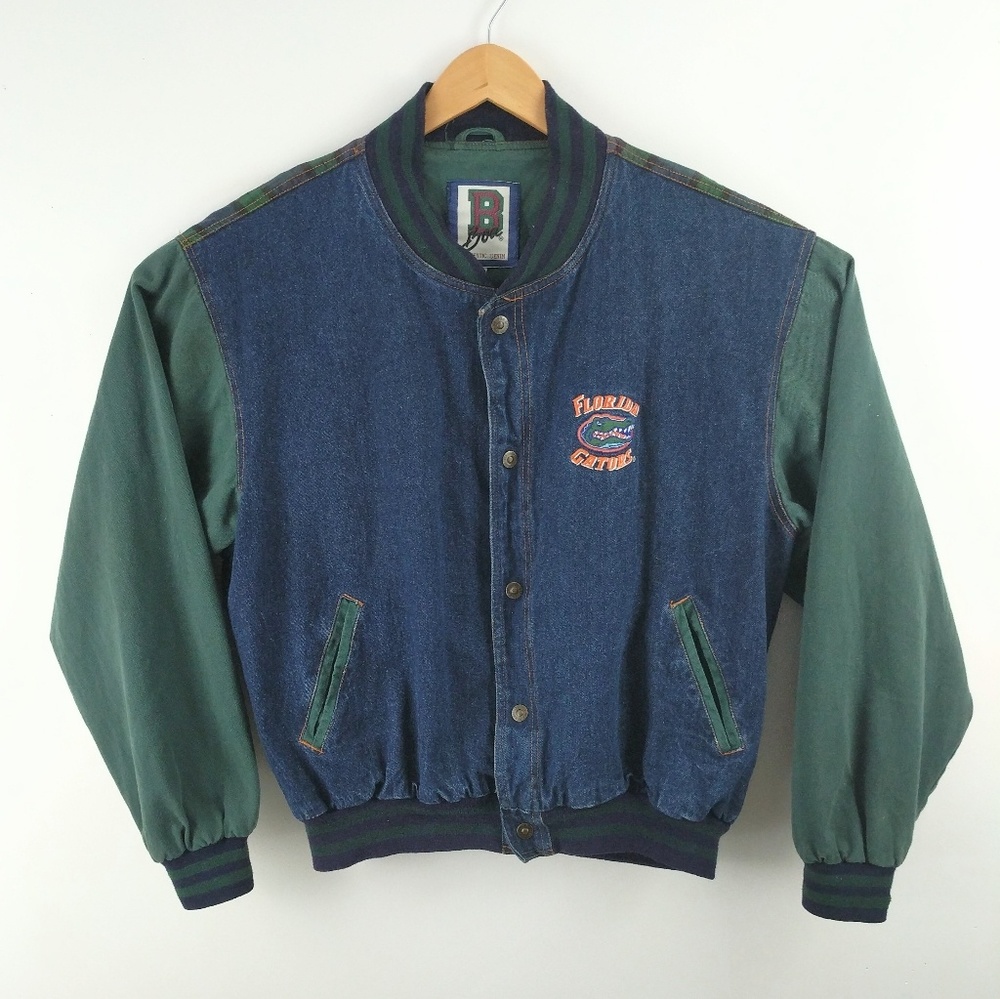 Florida Gators | Vintage 1981Denim Plaid Bomber